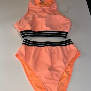 Forever 21 Orange and Black Bikini